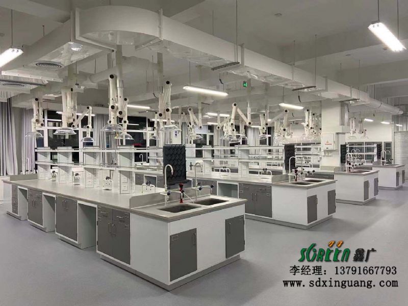 山東全鋼實(shí)驗(yàn)臺(tái)，鋼木邊臺(tái)試驗(yàn)臺(tái)，化驗(yàn)室操作臺(tái)定制